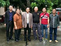 老挝人民民主共和国前副总理、老挝党中央顾问凌沙瓦到访鸿业家具
