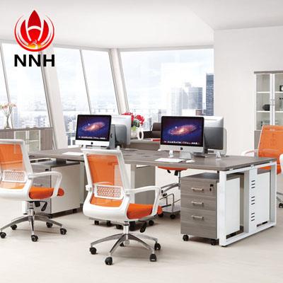 4人办公用家私屏风 四位组合办公桌NNH-Z16