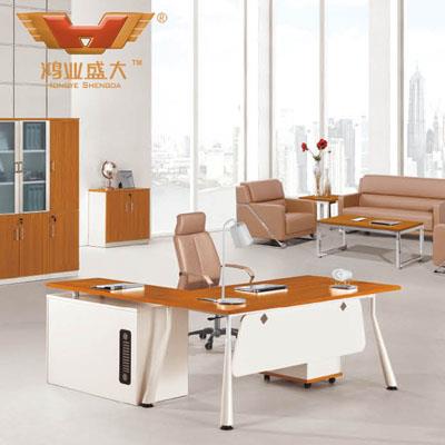 简易板式办公桌椅老板台 大班桌HY-BT12