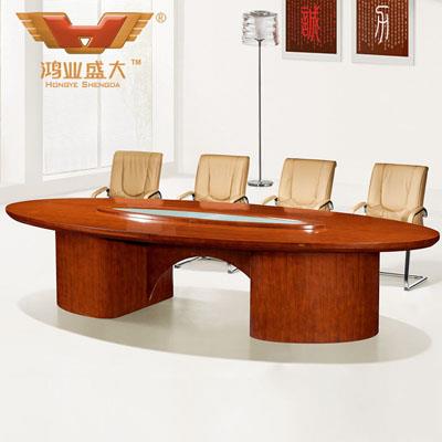 八人会议桌 商务谈判桌椅HY-A6535