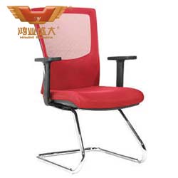 时尚红色网布会议椅 网布会议椅制造厂家HY-29D