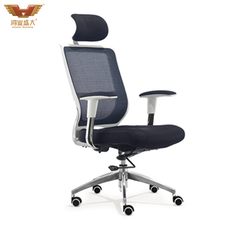 带头枕办公室电脑椅时尚网布大班椅HY-939A